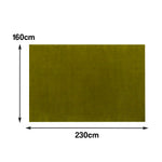 LUXORA 160/200cm Square Floor Rugs, Handwoven Construction, Soft Rebound Feel, Classic Traditional Weave, Timeless Style, Suitable for Multiple Spaces -Olive Green