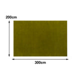LUXORA 160/200cm Square Floor Rugs, Handwoven Construction, Soft Rebound Feel, Classic Traditional Weave, Timeless Style, Suitable for Multiple Spaces -Olive Green