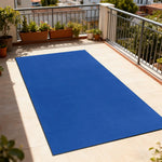 LUXORA 160/200cm Square Floor Rugs, Handwoven Construction, Soft Rebound Feel, Classic Traditional Weave, Timeless Style, Suitable for Multiple Spaces -Klein Blue