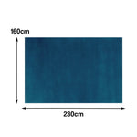 LUXORA 160/200cm Square Floor Rugs, Handwoven Construction, Soft Rebound Feel, Classic Traditional Weave, Timeless Style, Suitable for Multiple Spaces -Blue