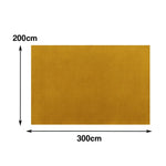 LUXORA 160/200cm Square Floor Rugs, Handwoven Construction, Soft Rebound Feel, Classic Traditional Weave, Timeless Style, Suitable for Multiple Spaces -Yellow