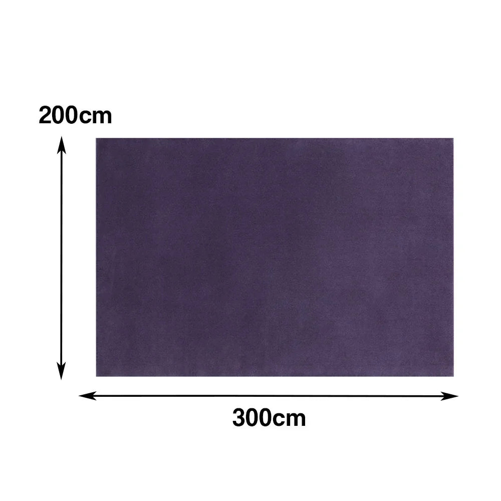 LUXORA 160/200cm Square Floor Rugs, Handwoven Construction, Soft Rebound Feel, Classic Traditional Weave, Timeless Style, Suitable for Multiple Spaces -Purple