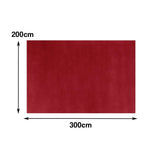 LUXORA 160/200cm Square Floor Rugs, Handwoven Construction, Soft Rebound Feel, Classic Traditional Weave, Timeless Style, Suitable for Multiple Spaces -Burgundy Red
