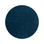 LUXORA 200/250cm Round Floor Rugs, Handwoven Craftsmanship, Soft Rebound Comfort, Classic Traditional Weave, Timeless Look, Ideal for Multiple Spaces -Prussia Blue