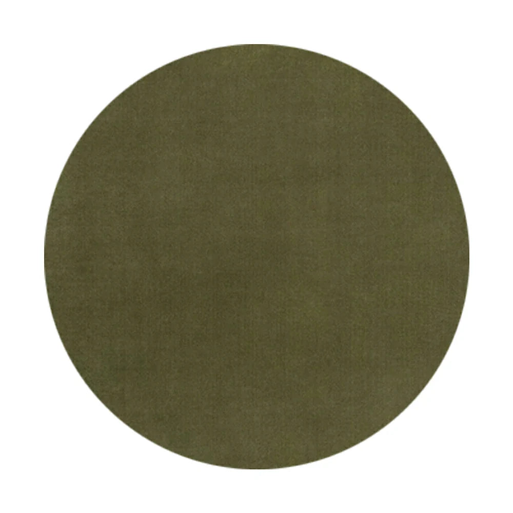 LUXORA 200/250cm Round Floor Rugs, Handwoven Craftsmanship, Soft Rebound Comfort, Classic Traditional Weave, Timeless Look, Ideal for Multiple Spaces -Moss Green