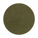 LUXORA 200/250cm Round Floor Rugs, Handwoven Craftsmanship, Soft Rebound Comfort, Classic Traditional Weave, Timeless Look, Ideal for Multiple Spaces -Moss Green