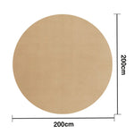 LUXORA 200/250cm Round Floor Rugs, Handwoven Craftsmanship, Soft Rebound Comfort, Classic Traditional Weave, Timeless Look, Ideal for Multiple Spaces -Cuban Sand