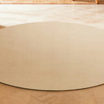 LUXORA 200/250cm Round Floor Rugs, Handwoven Craftsmanship, Soft Rebound Comfort, Classic Traditional Weave, Timeless Look, Ideal for Multiple Spaces -Cuban Sand