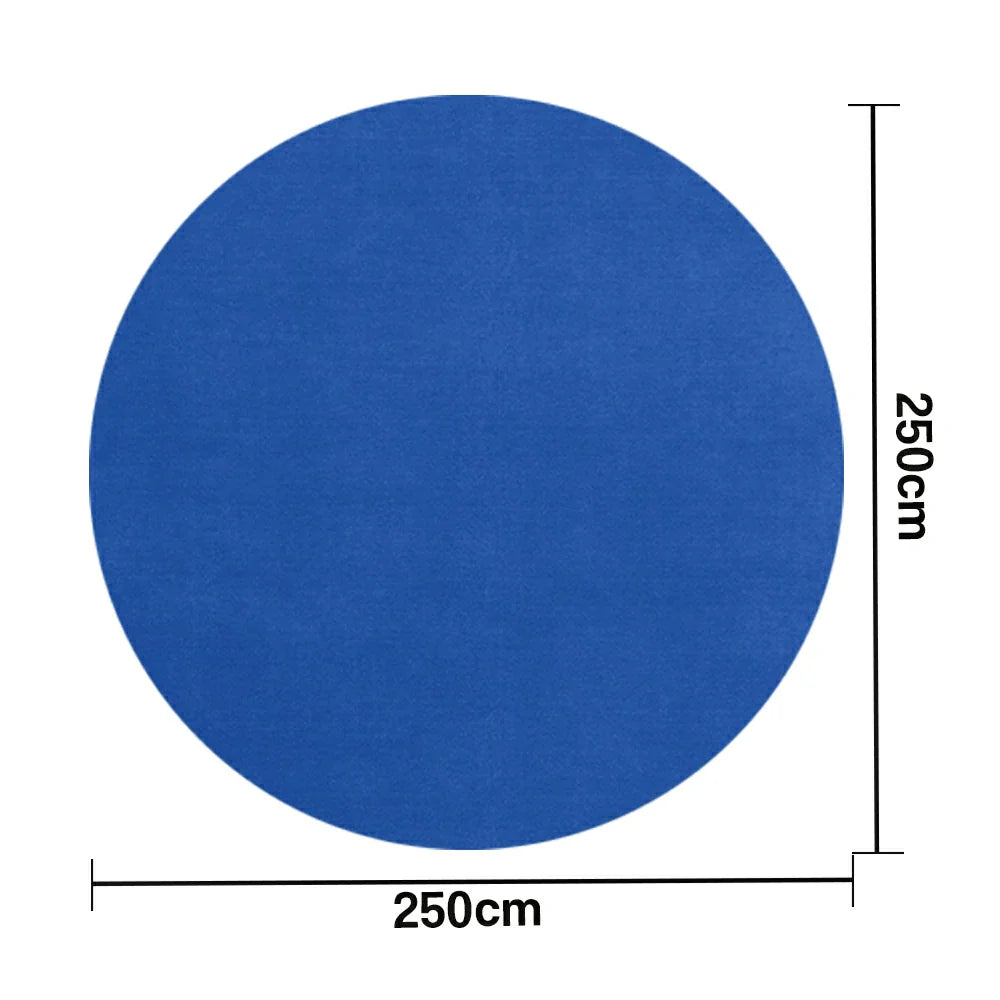 LUXORA 200/250cm Round Floor Rugs, Handwoven Craftsmanship, Soft Rebound Comfort, Classic Traditional Weave, Timeless Look, Ideal for Multiple Spaces -Klein Blue