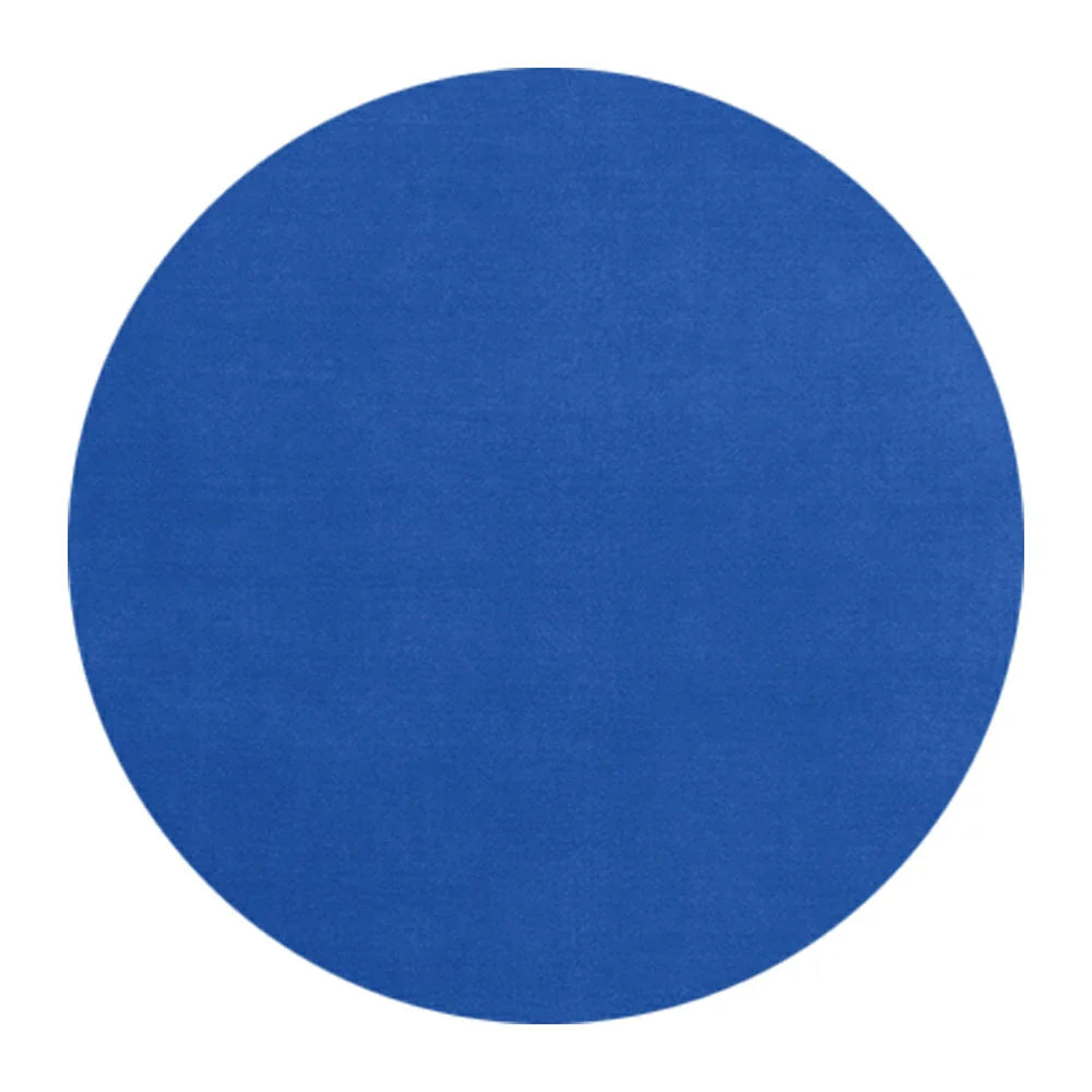 LUXORA 200/250cm Round Floor Rugs, Handwoven Craftsmanship, Soft Rebound Comfort, Classic Traditional Weave, Timeless Look, Ideal for Multiple Spaces -Klein Blue