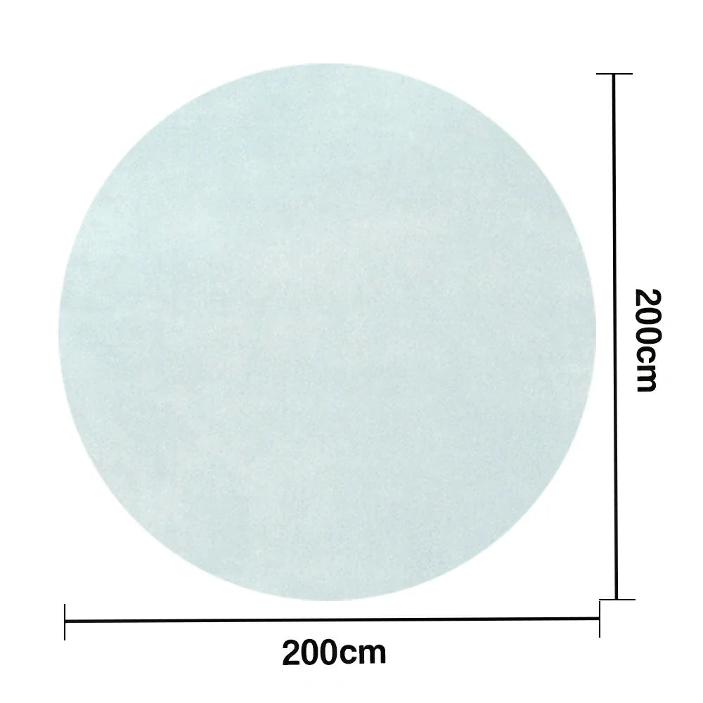 LUXORA 200/250cm Round Floor Rugs, Handwoven Craftsmanship, Soft Rebound Comfort, Classic Traditional Weave, Timeless Look, Ideal for Multiple Spaces -Pink Blue