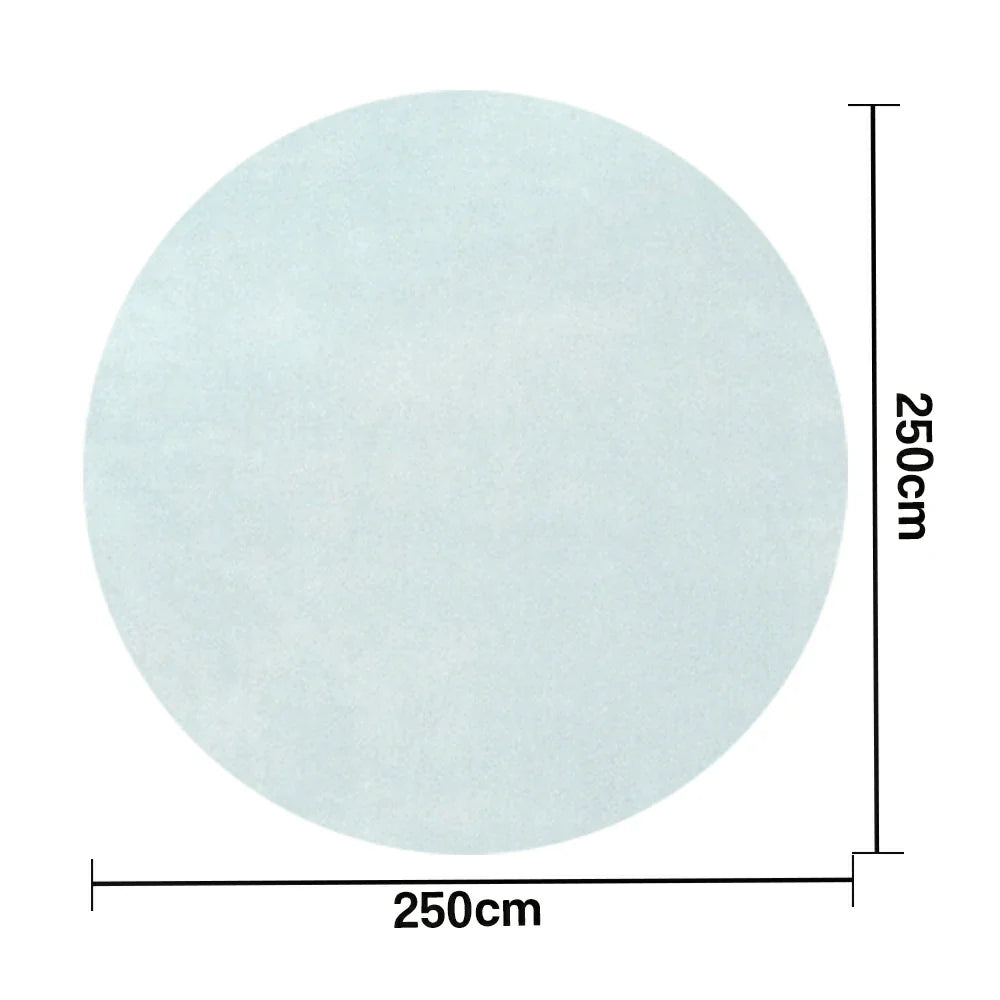 LUXORA 200/250cm Round Floor Rugs, Handwoven Craftsmanship, Soft Rebound Comfort, Classic Traditional Weave, Timeless Look, Ideal for Multiple Spaces -Pink Blue