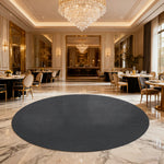 LUXORA 200/250cm Round Floor Rugs, Handwoven Craftsmanship, Soft Rebound Comfort, Classic Traditional Weave, Timeless Look, Ideal for Multiple Spaces -Grey