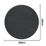 LUXORA 200/250cm Round Floor Rugs, Handwoven Craftsmanship, Soft Rebound Comfort, Classic Traditional Weave, Timeless Look, Ideal for Multiple Spaces -Grey