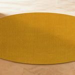 LUXORA 200/250cm Round Floor Rugs, Handwoven Craftsmanship, Soft Rebound Comfort, Classic Traditional Weave, Timeless Look, Ideal for Multiple Spaces -Yellow