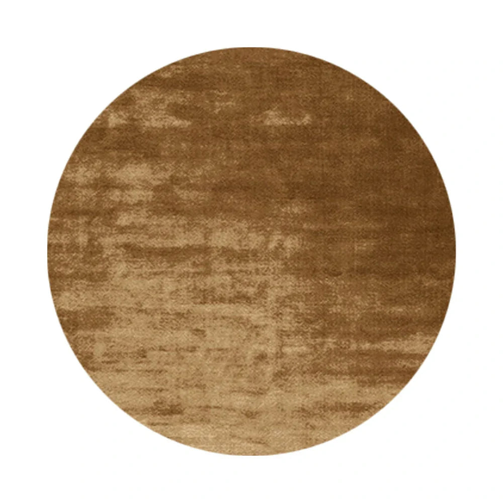 LUXORA 200/250cm Round Floor Rugs, Handwoven Craftsmanship, Soft Rebound Comfort, Classic Traditional Weave, Timeless Look, Ideal for Multiple Spaces -Coffee