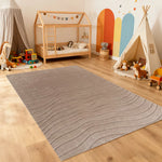LUXORA 160/200cm Floor Rugs -Land Holiday Theme, Soft-Touch Feel, Solution-Dyed Silk Fibre, Flame-Safe Performance, Durable Handcrafted Texture