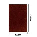LUXORA 160/200cm Floor Rugs -Land Holiday Theme, Dual-Surface Structure, Anti-Slip Backing, Flame-Resistant Build, Long-Fibre Silk Construction