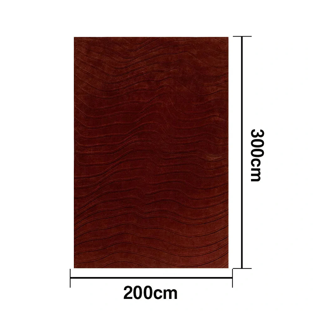 LUXORA 160/200cm Floor Rugs -Land Holiday Theme, Dual-Surface Structure, Anti-Slip Backing, Flame-Resistant Build, Long-Fibre Silk Construction