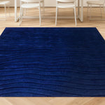 LUXORA 160/200cm Floor Rugs -Land Holiday Theme, Handcrafted Silk Fibre Rug, Flame-Resistant and Non-Slip, Perfect for Living Areas