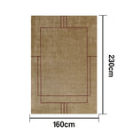 LUXORA 160/200cm Floor Rugs -Sophia Sketch Theme, Soft-Touch Surface, Solution-Dyed Silk Fibre, Flame-Safe and Durable with Handcrafted Detail