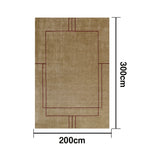 LUXORA 160/200cm Floor Rugs -Sophia Sketch Theme, Soft-Touch Surface, Solution-Dyed Silk Fibre, Flame-Safe and Durable with Handcrafted Detail