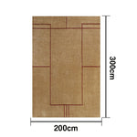LUXORA 160/200cm Floor Rugs -Sophia Sketch Theme, Dual-Surface Construction, Anti-Slip Base, Flame-Resistant, Long-Fibre Silk Design