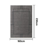 LUXORA 160/200cm Floor Rugs -Sophia Sketch Theme, Flame-Resistant Soft-Touch Weave, Colour-Stable Fibres, Dual-Surface Design with Non-Slip Base