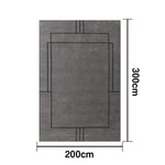 LUXORA 160/200cm Floor Rugs -Sophia Sketch Theme, Flame-Resistant Soft-Touch Weave, Colour-Stable Fibres, Dual-Surface Design with Non-Slip Base