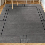 LUXORA 160/200cm Floor Rugs -Sophia Sketch Theme, Flame-Resistant Soft-Touch Weave, Colour-Stable Fibres, Dual-Surface Design with Non-Slip Base
