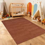 LUXORA 160/200cm Floor Rugs -Lensa Loom Theme, Flame-Resistant Soft-Touch Weave, Colour-Stable Fibres, Dual-Surface Construction with Anti-Slip Backing