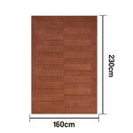 LUXORA 160/200cm Floor Rugs -Lensa Loom Theme, Flame-Resistant Soft-Touch Weave, Colour-Stable Fibres, Dual-Surface Construction with Anti-Slip Backing