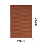 LUXORA 160/200cm Floor Rugs -Lensa Loom Theme, Flame-Resistant Soft-Touch Weave, Colour-Stable Fibres, Dual-Surface Construction with Anti-Slip Backing