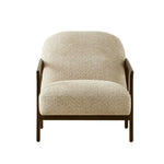 LUXORA Lounge Chair - Deep Seat Comfort, Cotton-Linen Upholstery, Relaxed Modern Style - Beige