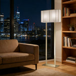 LUXORA Floor Lamp - Soft Ambient Lighting, Hand-Crafted Wire Design, Beige Shade, Metal Frame with Gold Base