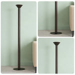 LUXORA Floor Lamp - Soft Ambient Lighting, Multi-Scene Use, Fabric Shade, Metal Frame with Stable Base - Black