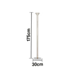 LUXORA Floor Lamp - Soft Ambient Lighting, Multi-Scene Use, Fabric Shade, Metal Frame with Stable Base - Silver