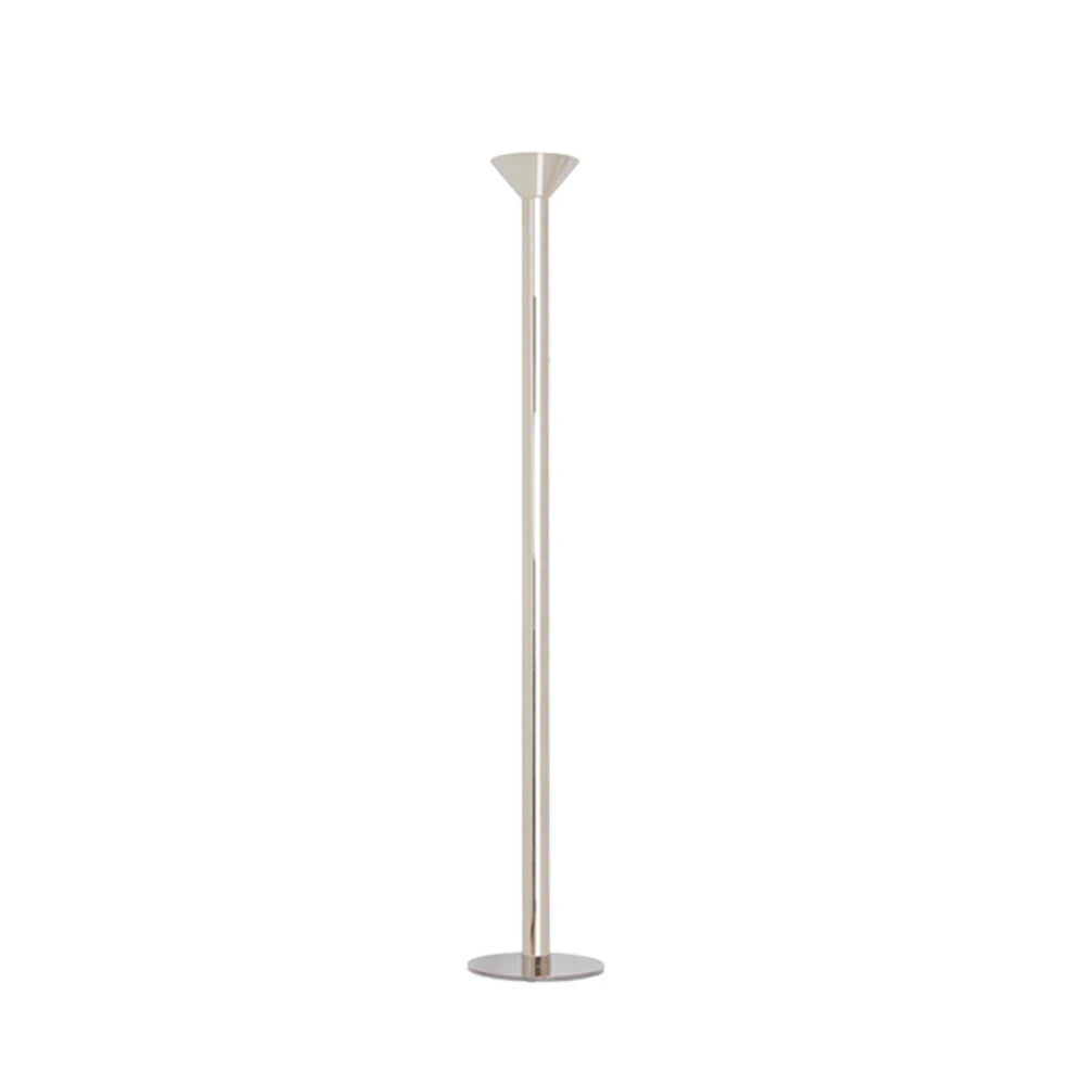 LUXORA Floor Lamp - Soft Ambient Lighting, Multi-Scene Use, Fabric Shade, Metal Frame with Stable Base - Silver