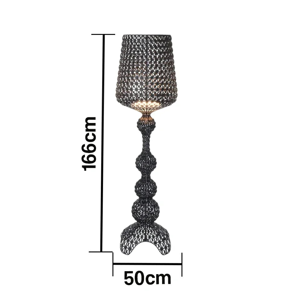 LUXORA Floor Lamp - Elegant Ambient Lighting, Adjustable Light Direction, Fabric Shade, Sturdy Metal Frame - Black