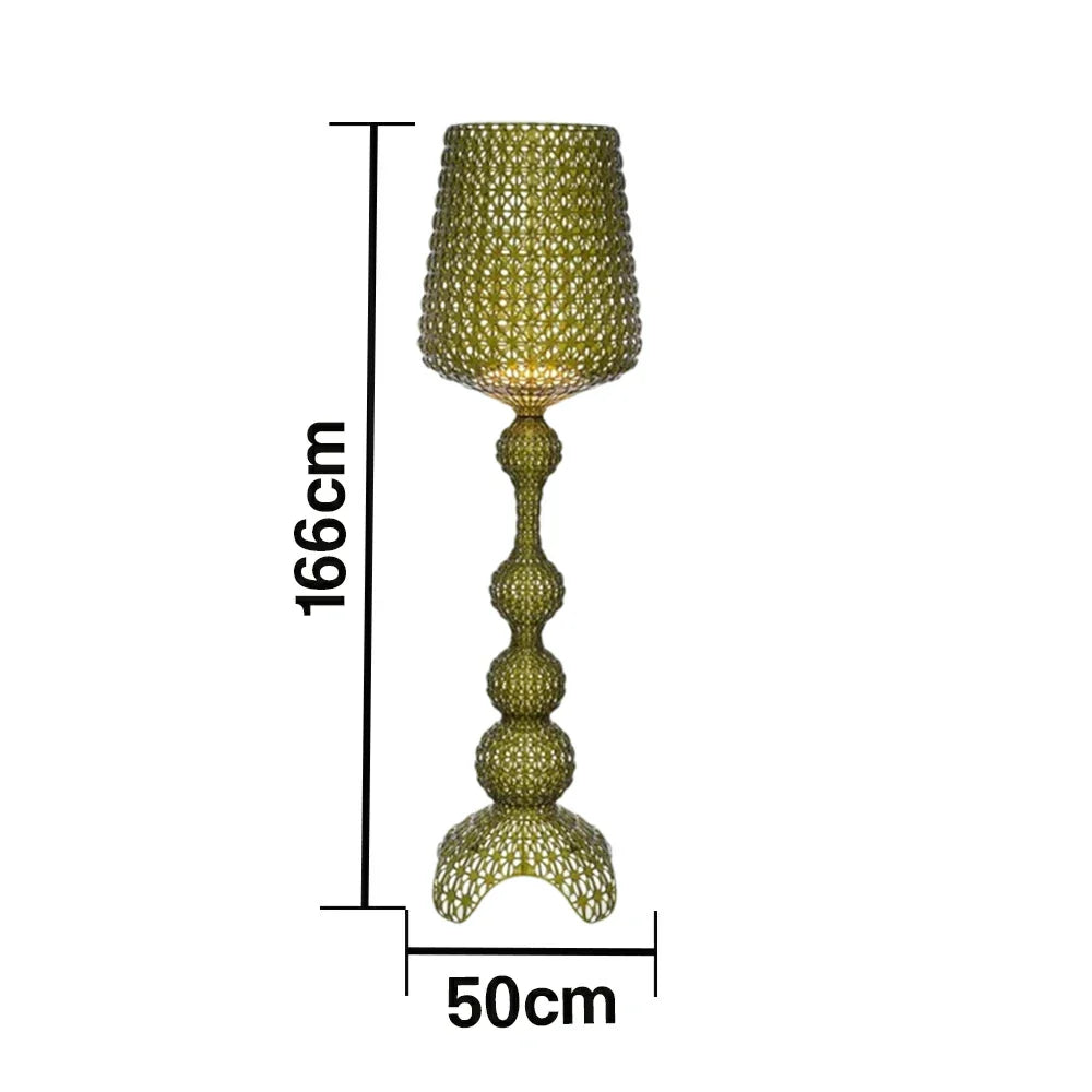 LUXORA Floor Lamp - Elegant Ambient Lighting, Adjustable Light Direction, Fabric Shade, Sturdy Metal Frame - Green