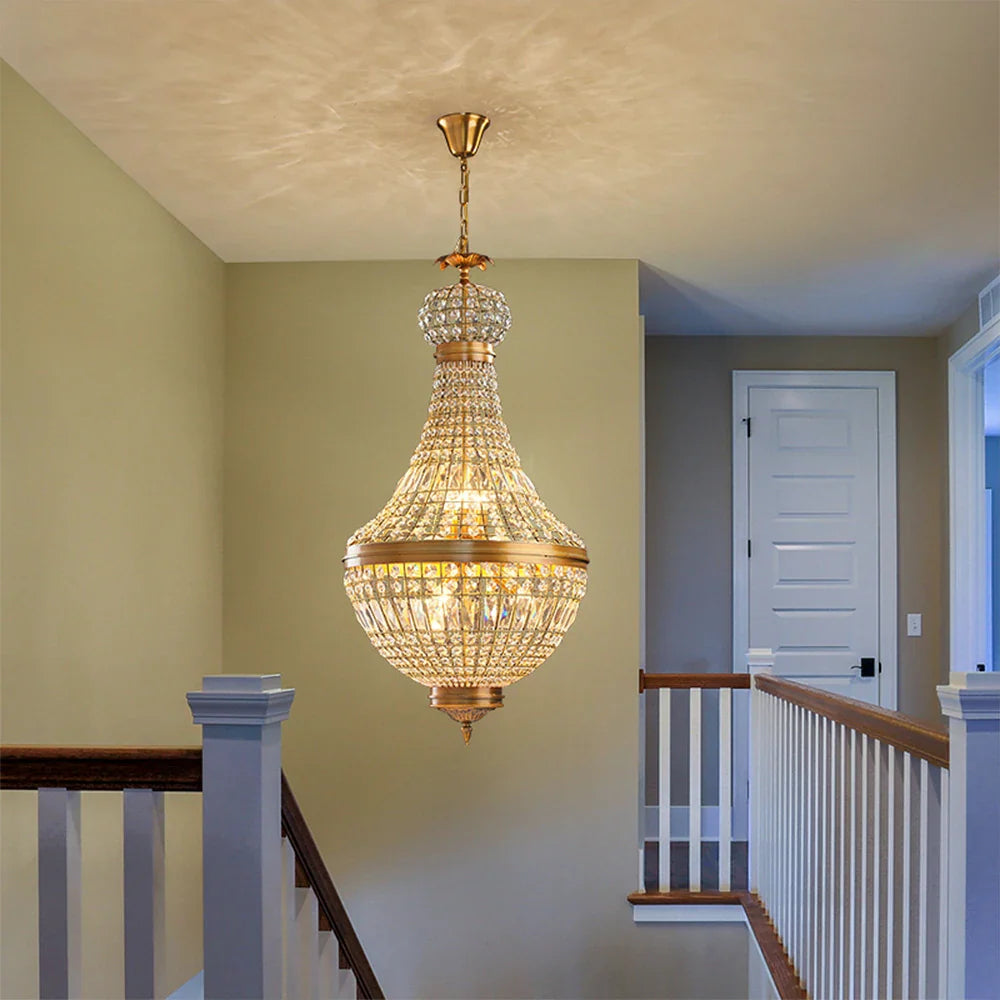 LUXORA Pendant Chain Durable Light & Electroplated Stylish Adjustable Ceiling Electroplated Iron Frame - Plate