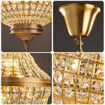 LUXORA Pendant Chain Durable Light & Electroplated Stylish Adjustable Ceiling Electroplated Iron Frame - Plate