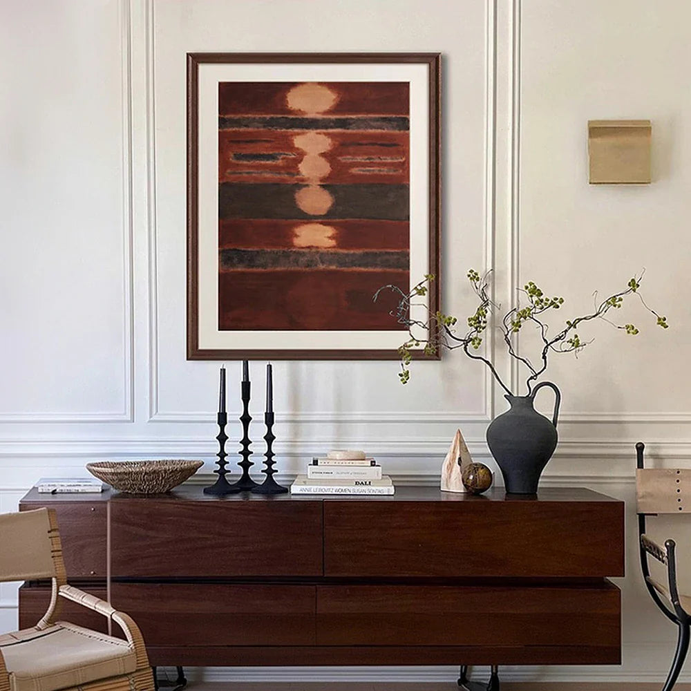 LUXORA 50/80/120cm Hand-Painted Oil Painting - Elegant Abstract Painting with Smooth Lines and Subtle Modern Form