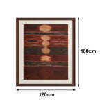 LUXORA 50/80/120cm Hand-Painted Oil Painting - Elegant Abstract Painting with Smooth Lines and Subtle Modern Form