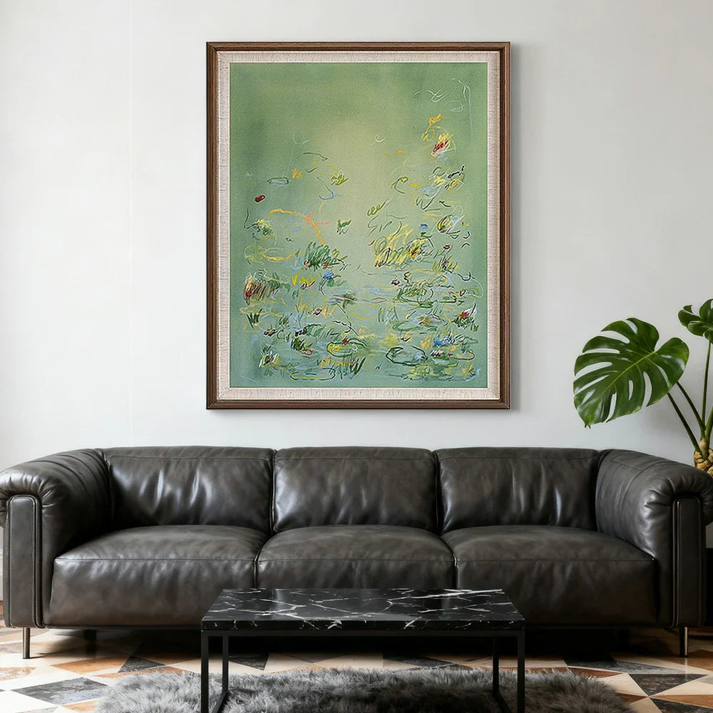 LUXORA 50/80/120cm Hand-Painted Oil Painting - Soft Colour Composition Creating Calm and Harmony in Home Decor