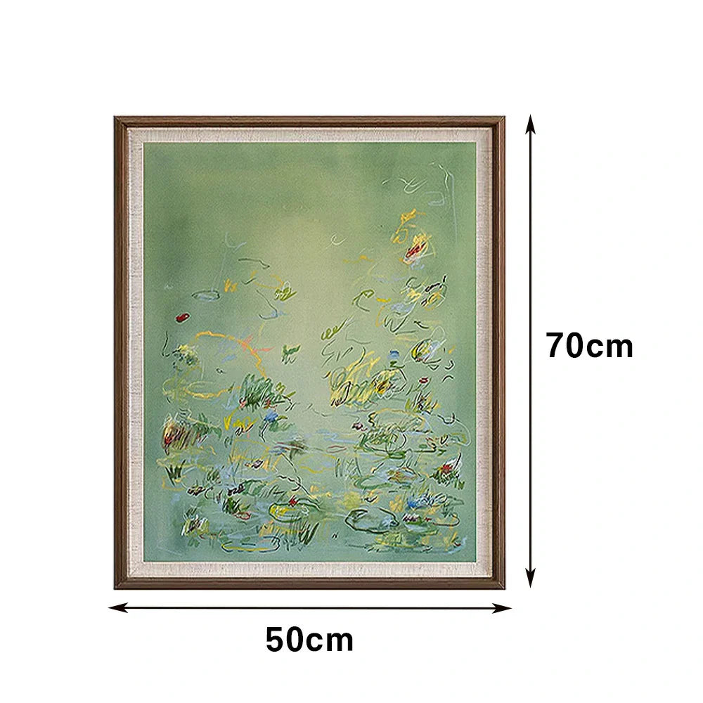 LUXORA 50/80/120cm Hand-Painted Oil Painting - Soft Colour Composition Creating Calm and Harmony in Home Decor