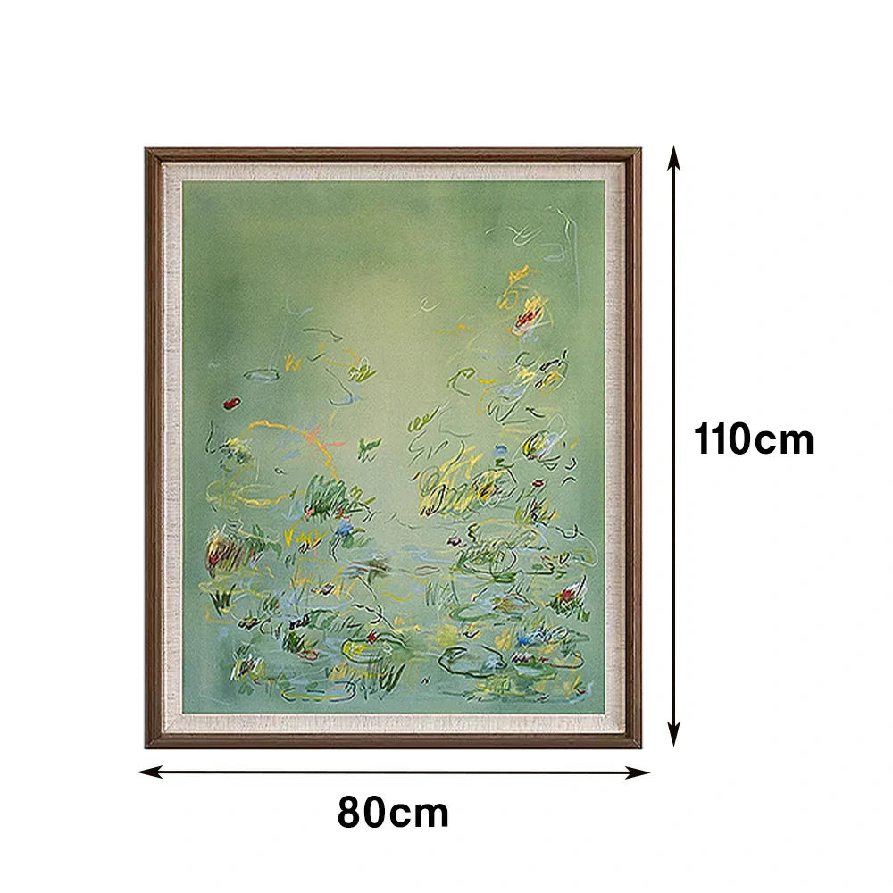 LUXORA 50/80/120cm Hand-Painted Oil Painting - Soft Colour Composition Creating Calm and Harmony in Home Decor