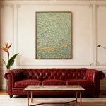 LUXORA 50/80/120cm Hand-Painted Oil Painting - Neutral Hand-Painted Artwork That Adds Calm and Elegance to Any Space
