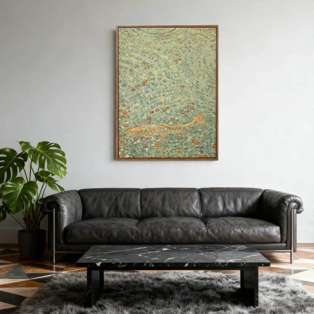 LUXORA 50/80/120cm Hand-Painted Oil Painting - Neutral Hand-Painted Artwork That Adds Calm and Elegance to Any Space