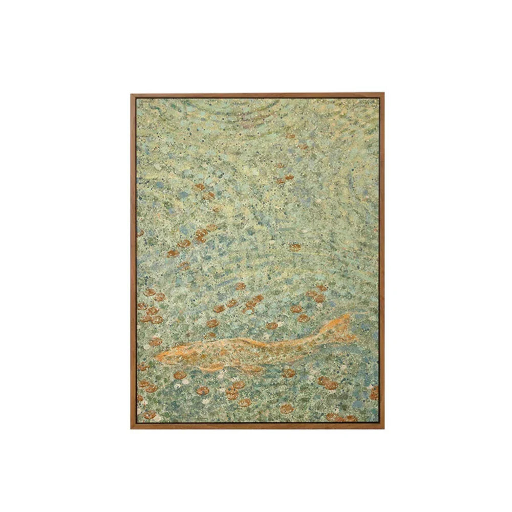 LUXORA 50/80/120cm Hand-Painted Oil Painting - Neutral Hand-Painted Artwork That Adds Calm and Elegance to Any Space